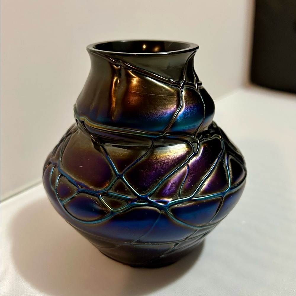 Pallme-Konig & Habel Iridized Vase
